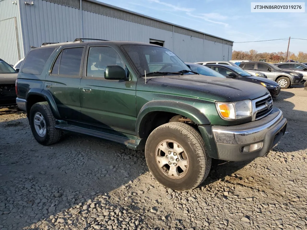 2000 Toyota 4Runner Sr5 VIN: JT3HN86R0Y0319276 Lot: 77446794