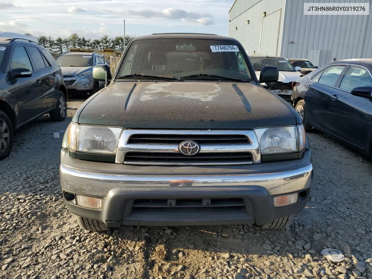 2000 Toyota 4Runner Sr5 VIN: JT3HN86R0Y0319276 Lot: 77446794