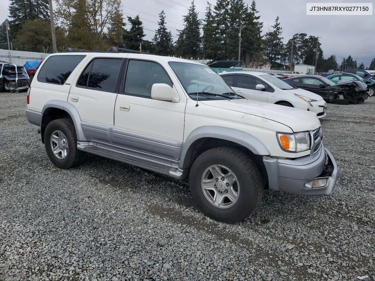 2000 Toyota 4Runner Limited VIN: JT3HN87RXY0277150 Lot: 77575304