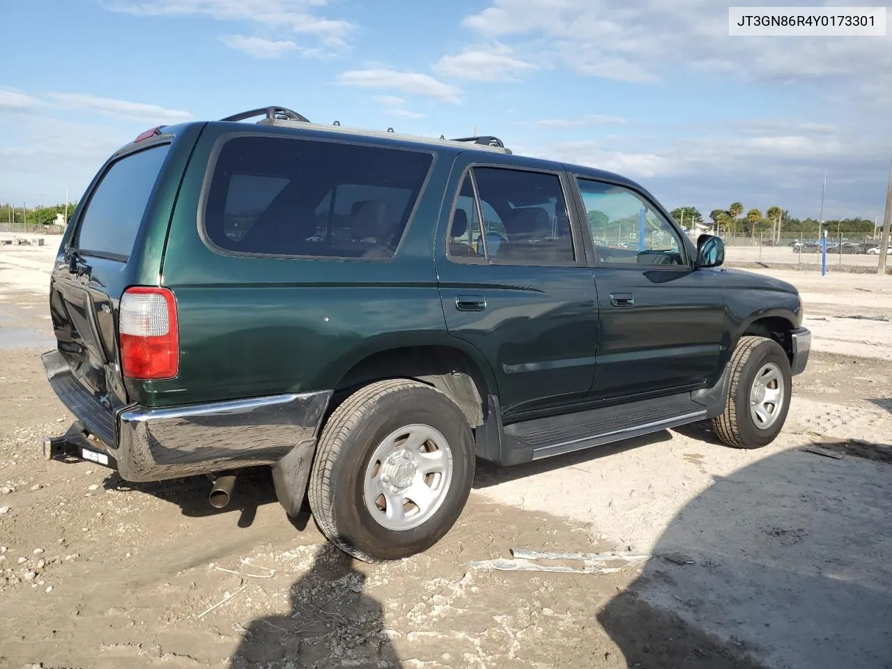 2000 Toyota 4Runner Sr5 VIN: JT3GN86R4Y0173301 Lot: 78078644