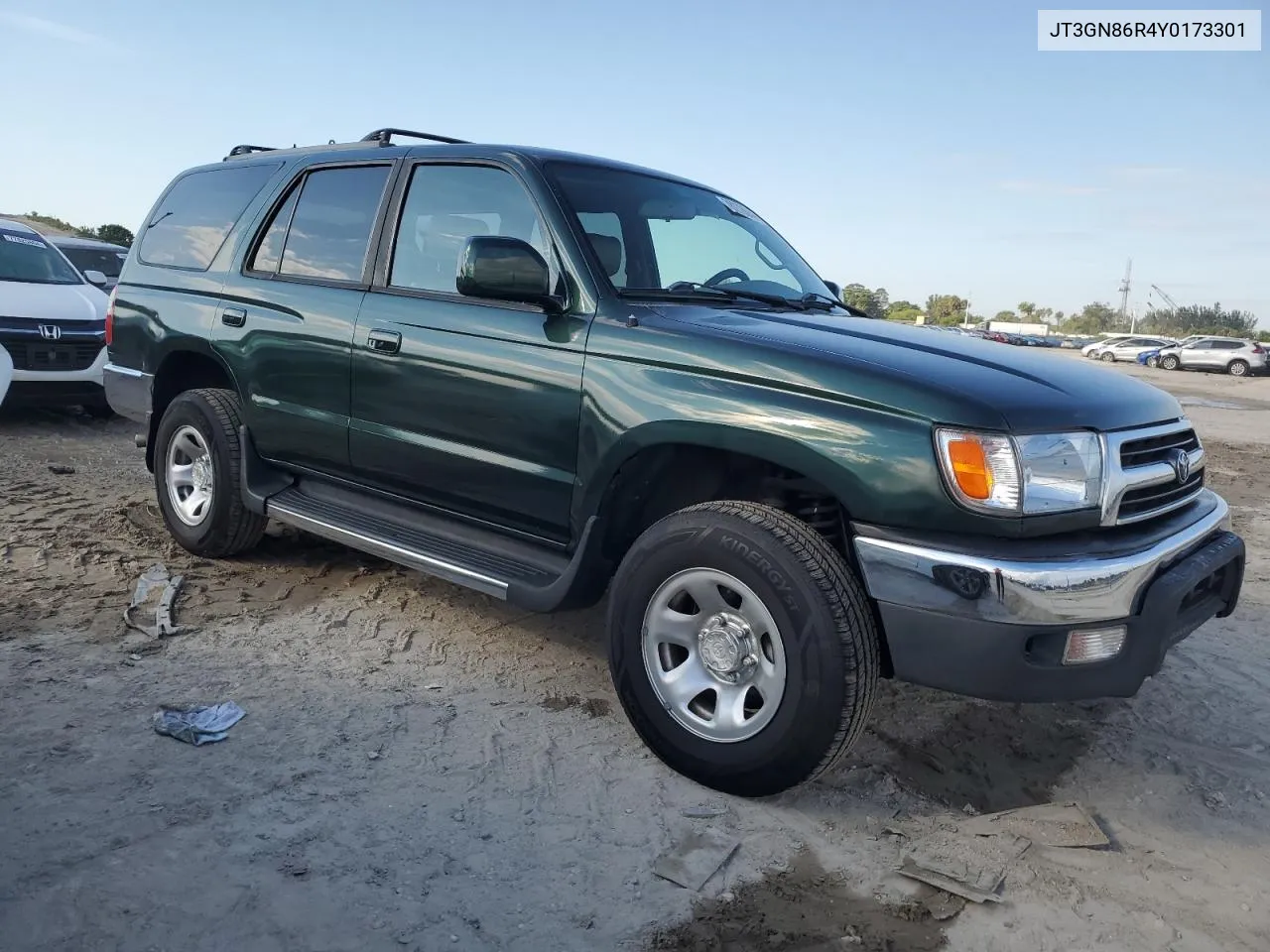 2000 Toyota 4Runner Sr5 VIN: JT3GN86R4Y0173301 Lot: 78078644