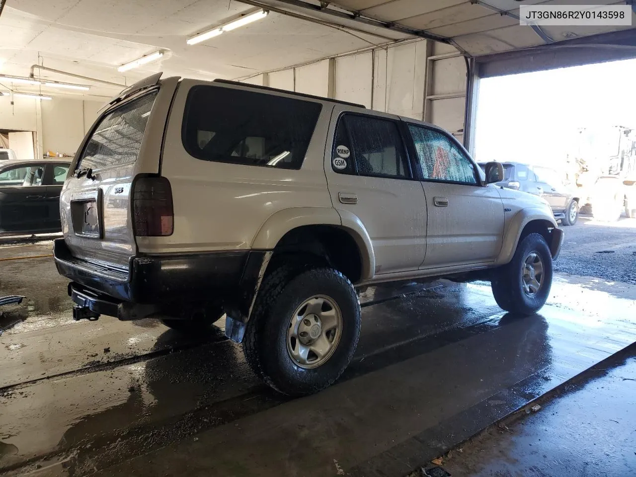 2000 Toyota 4Runner Sr5 VIN: JT3GN86R2Y0143598 Lot: 78487414