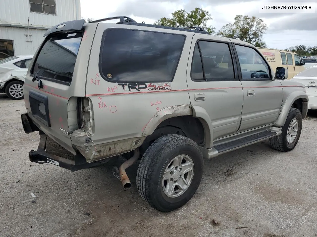 2000 Toyota 4Runner Limited VIN: JT3HN87R6Y0296908 Lot: 78509244