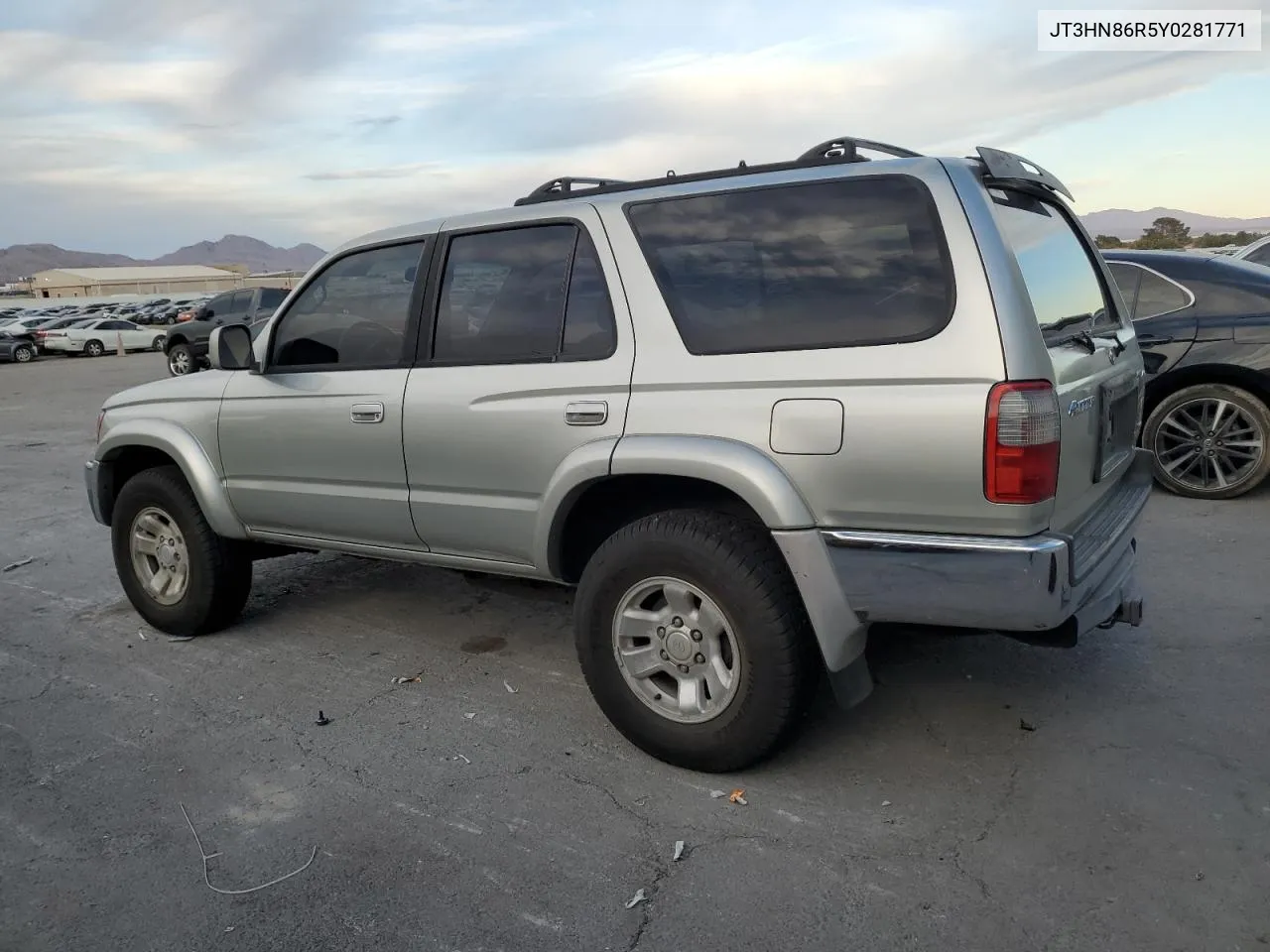 2000 Toyota 4Runner Sr5 VIN: JT3HN86R5Y0281771 Lot: 78541954