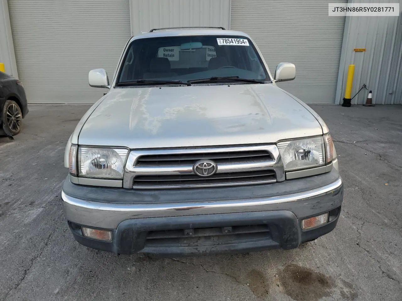 2000 Toyota 4Runner Sr5 VIN: JT3HN86R5Y0281771 Lot: 78541954