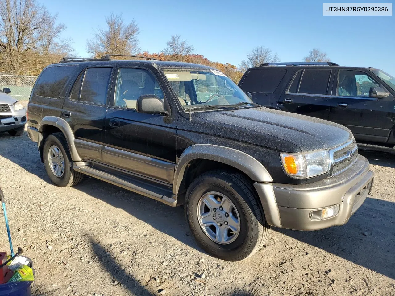 2000 Toyota 4Runner Limited VIN: JT3HN87R5Y0290386 Lot: 78899054