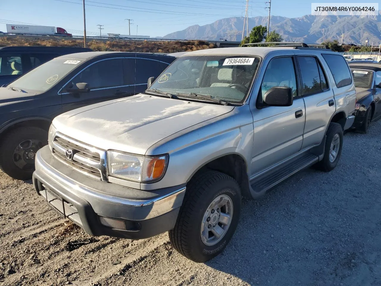 2000 Toyota 4Runner VIN: JT3GM84R6Y0064246 Lot: 79364684