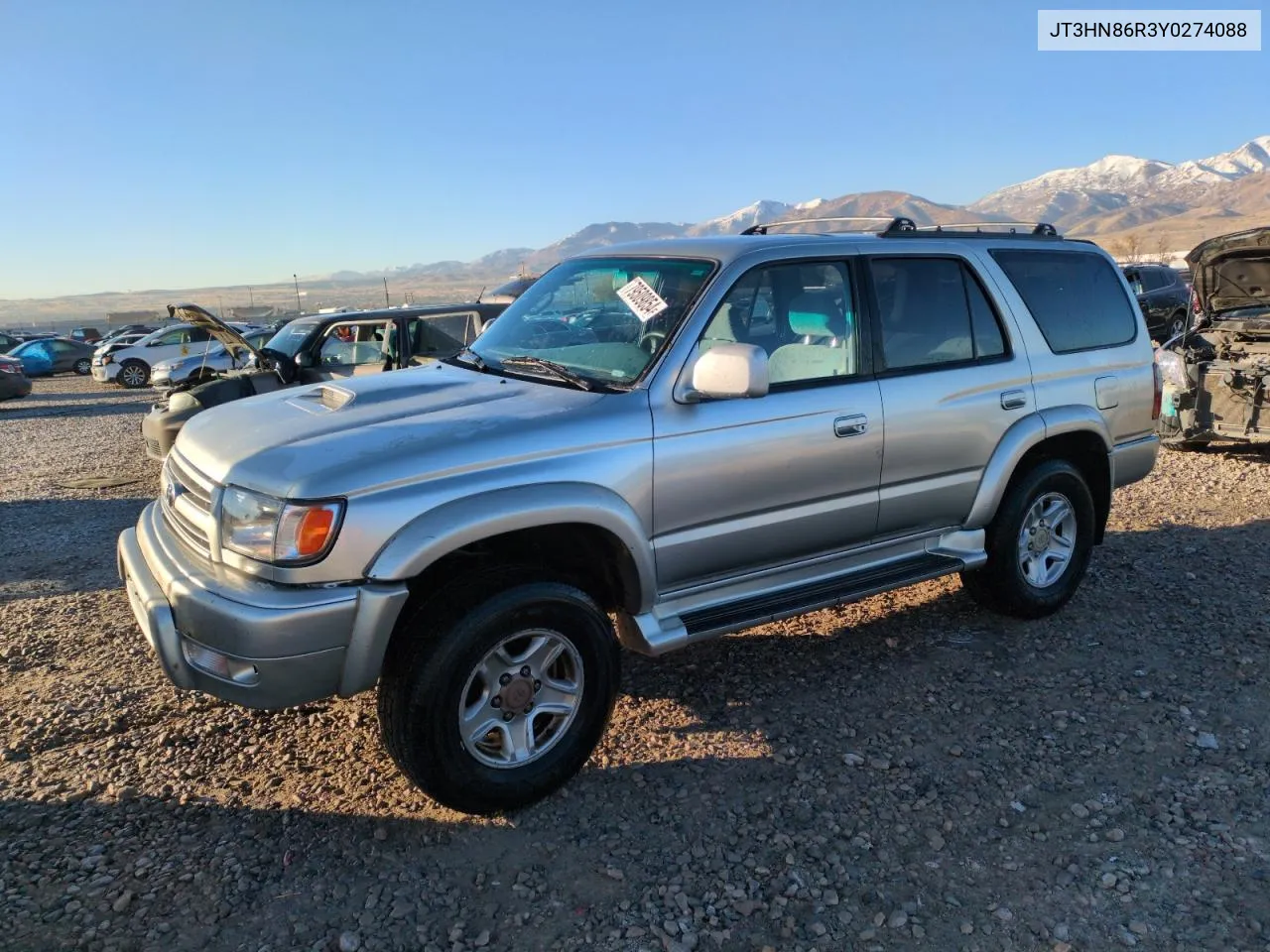 2000 Toyota 4Runner Sr5 VIN: JT3HN86R3Y0274088 Lot: 79509854