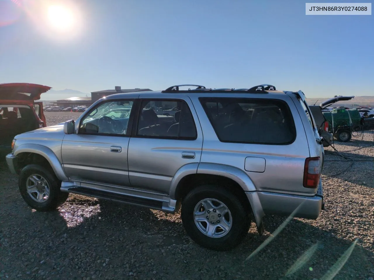 2000 Toyota 4Runner Sr5 VIN: JT3HN86R3Y0274088 Lot: 79509854