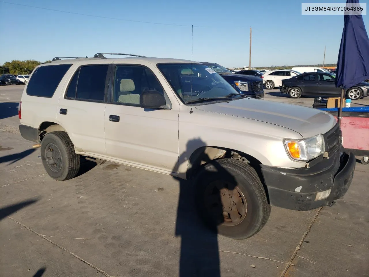 2000 Toyota 4Runner VIN: JT3GM84R9Y0064385 Lot: 79512084