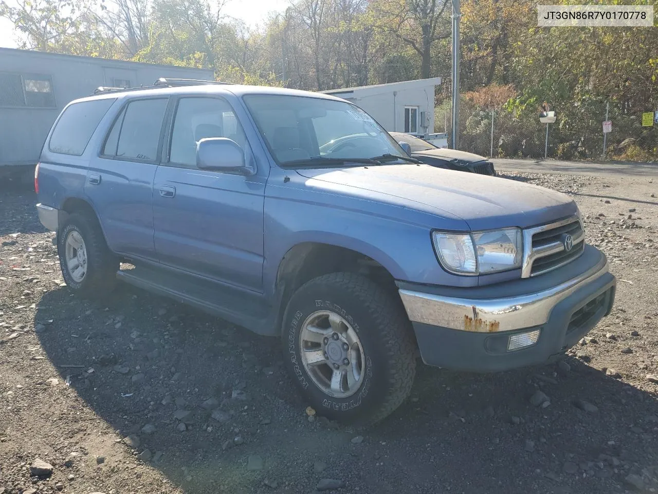 2000 Toyota 4Runner Sr5 VIN: JT3GN86R7Y0170778 Lot: 79709154