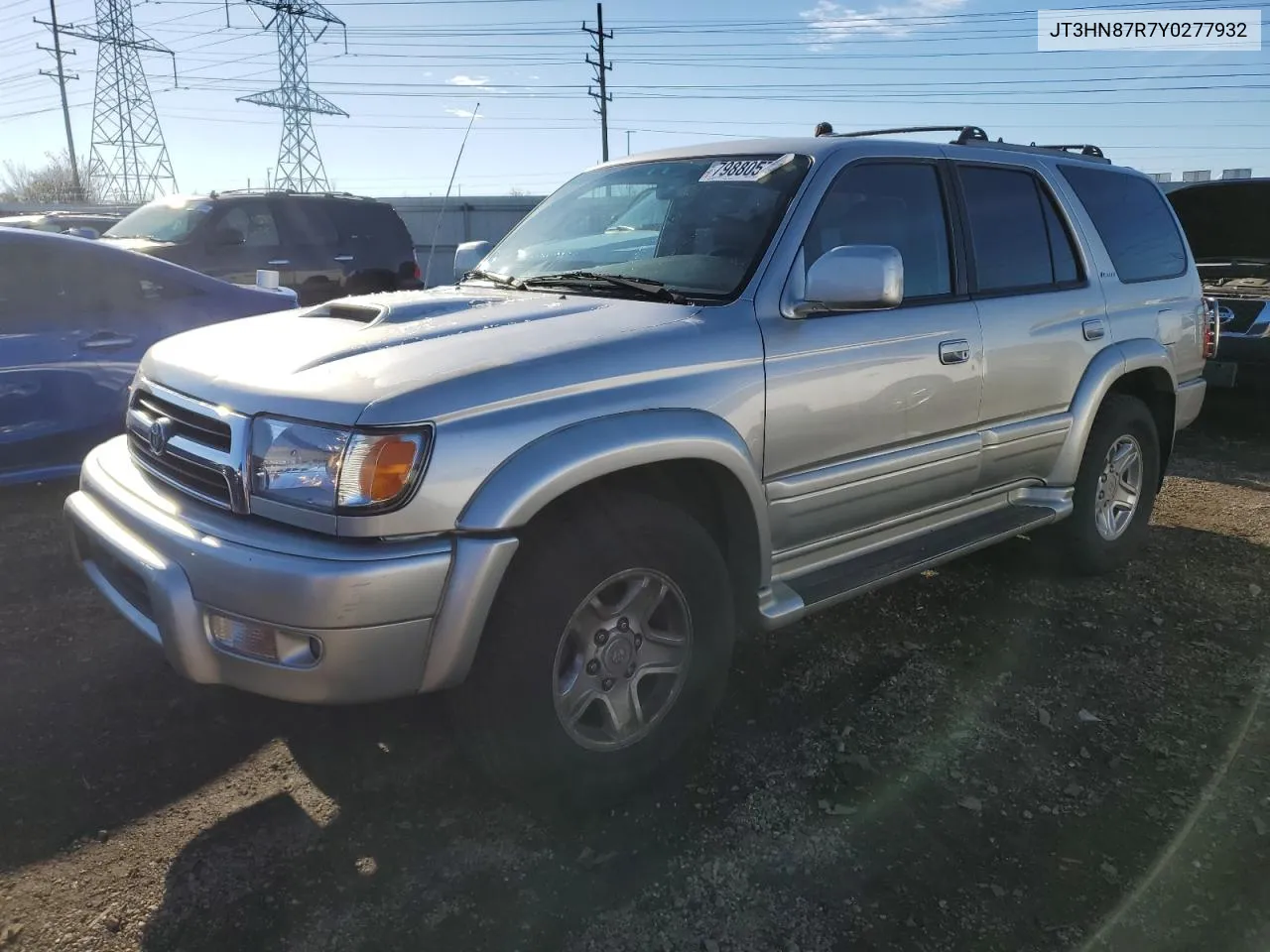 2000 Toyota 4Runner Limited VIN: JT3HN87R7Y0277932 Lot: 79880574