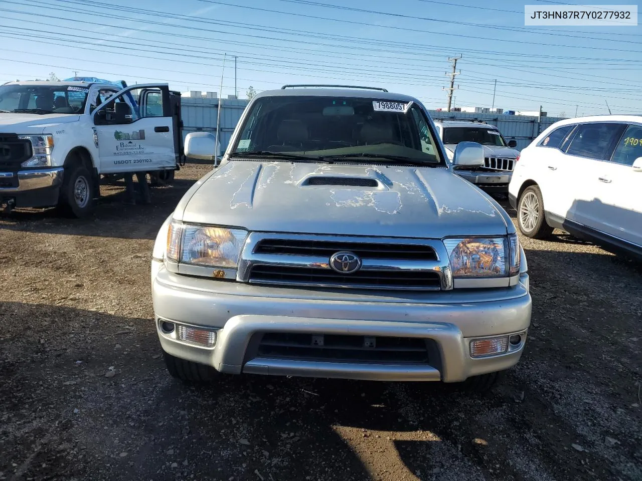 2000 Toyota 4Runner Limited VIN: JT3HN87R7Y0277932 Lot: 79880574