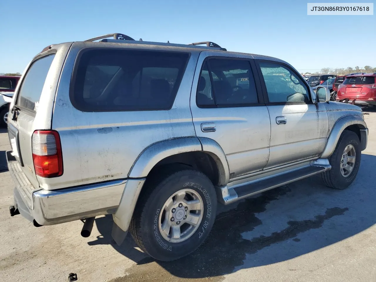 2000 Toyota 4Runner Sr5 VIN: JT3GN86R3Y0167618 Lot: 80213274