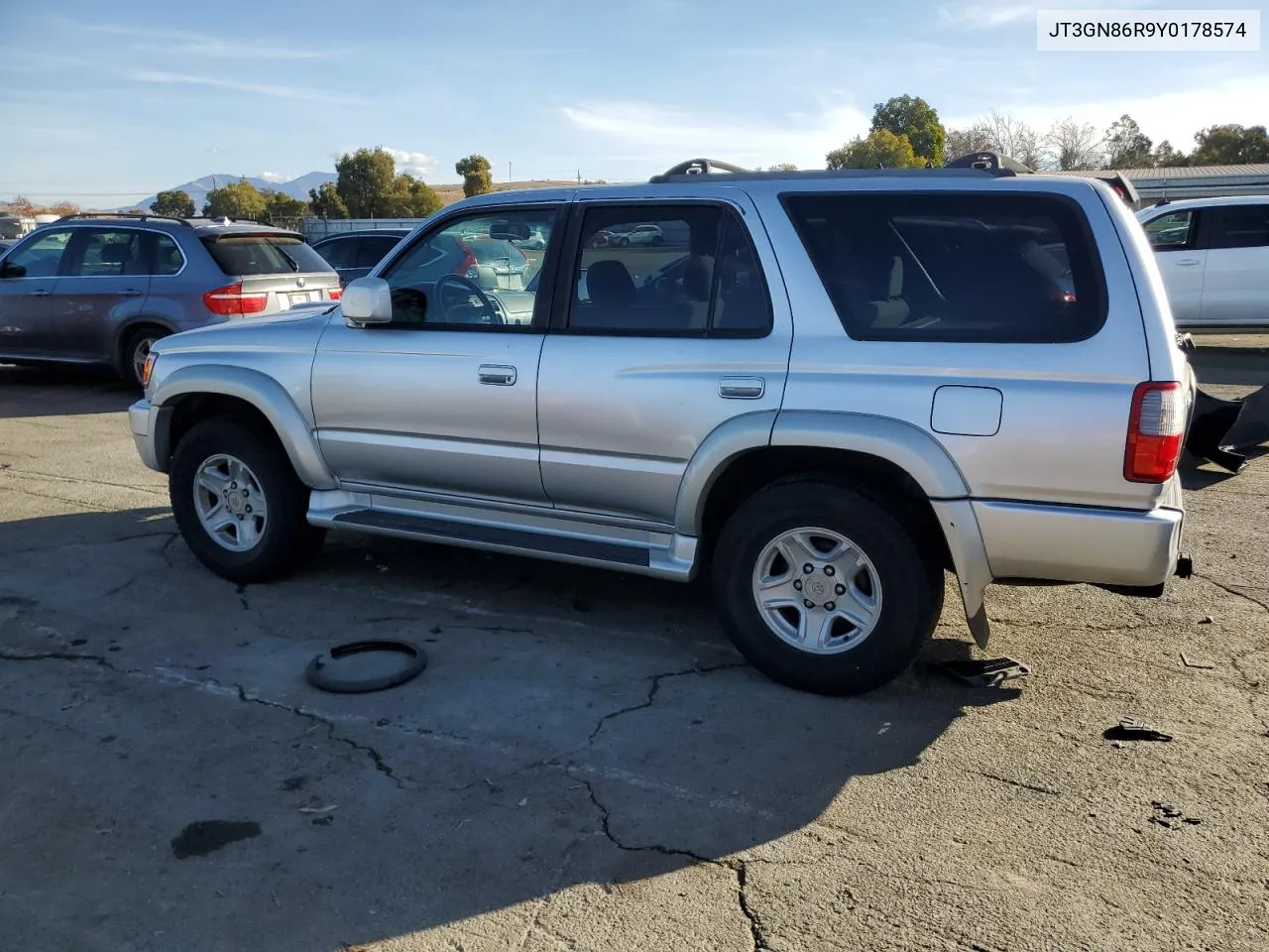 2000 Toyota 4Runner Sr5 VIN: JT3GN86R9Y0178574 Lot: 80506114