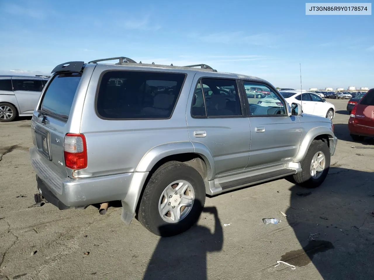 2000 Toyota 4Runner Sr5 VIN: JT3GN86R9Y0178574 Lot: 80506114