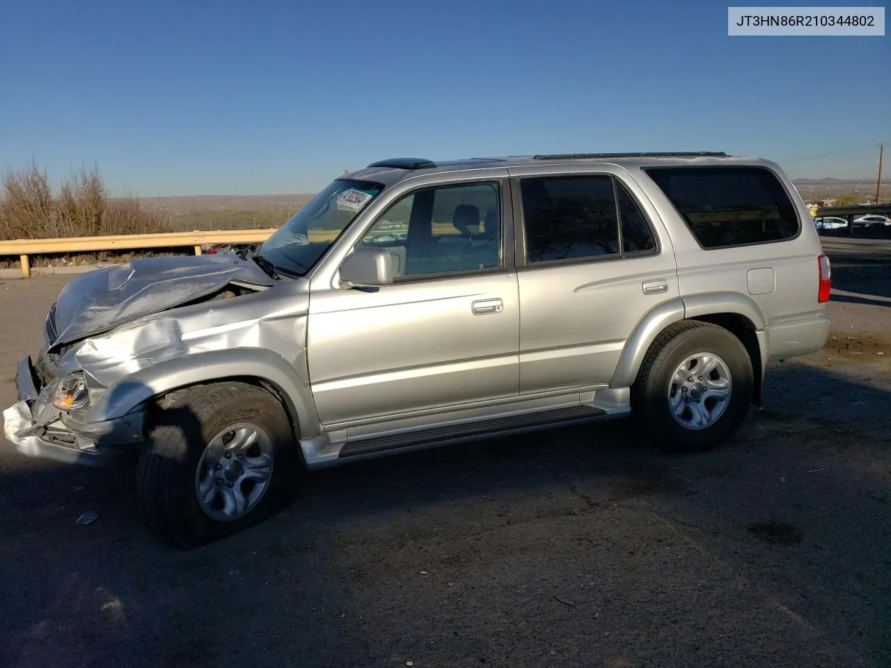 2001 Toyota 4Runner Sr5 VIN: JT3HN86R210344802 Lot: 47932904