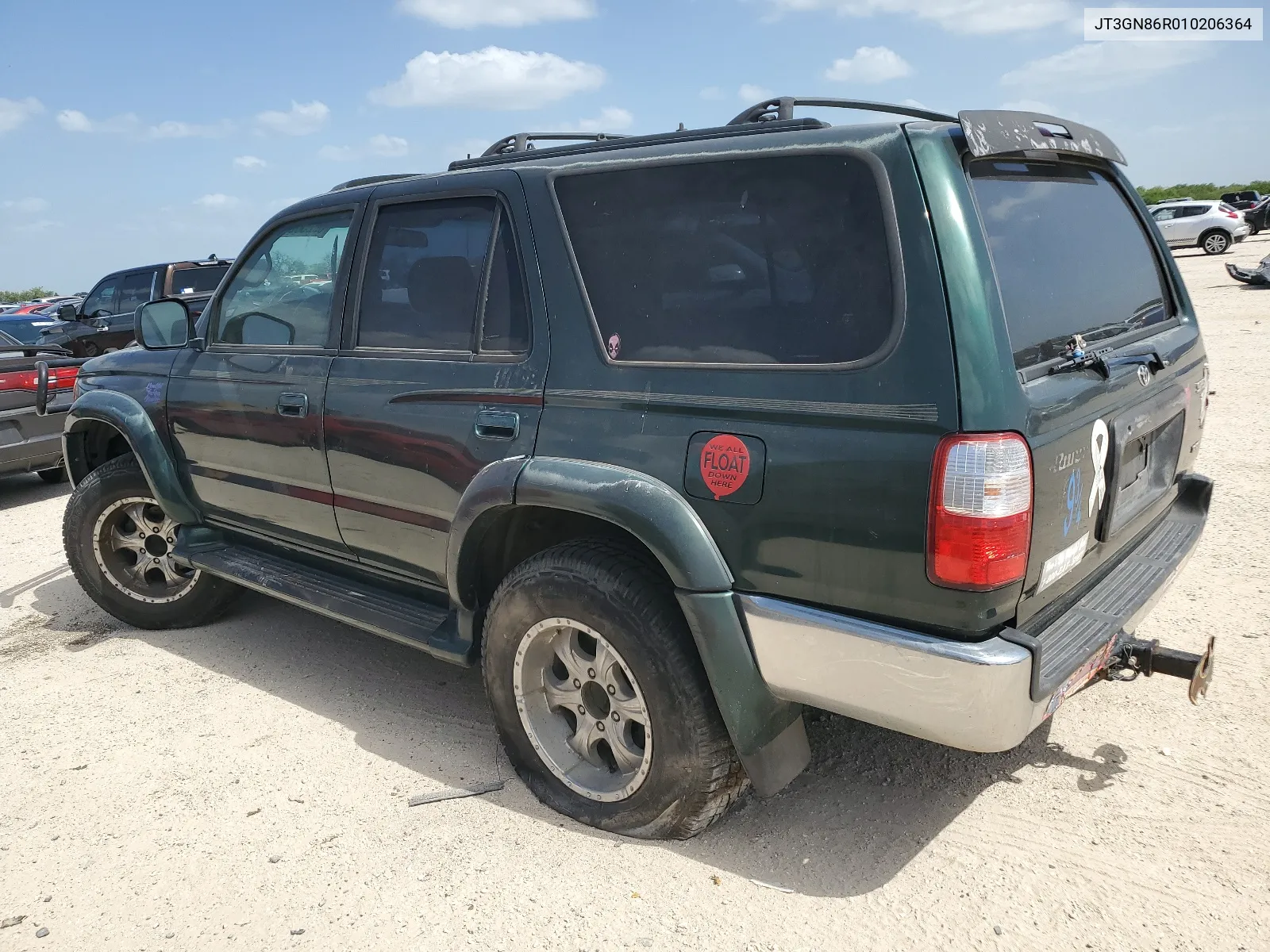 2001 Toyota 4Runner Sr5 VIN: JT3GN86R010206364 Lot: 65256604