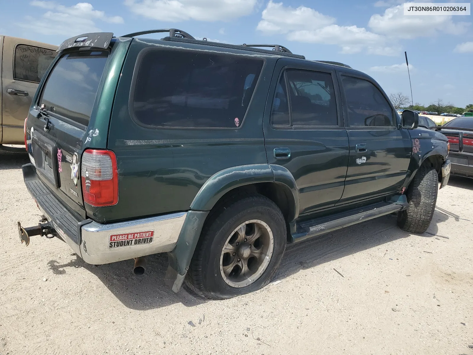 2001 Toyota 4Runner Sr5 VIN: JT3GN86R010206364 Lot: 65256604