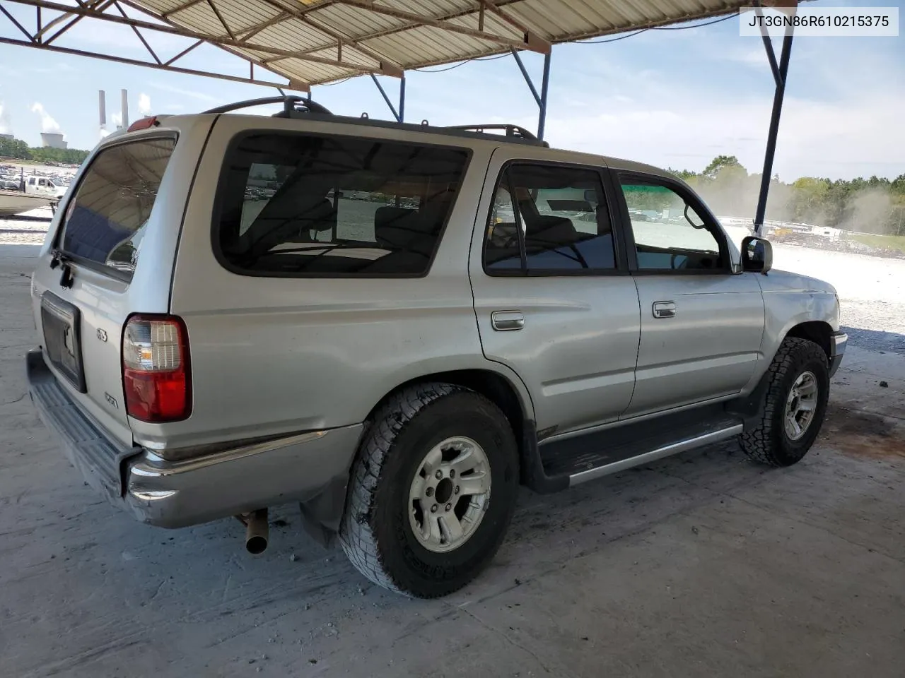 2001 Toyota 4Runner Sr5 VIN: JT3GN86R610215375 Lot: 66914284