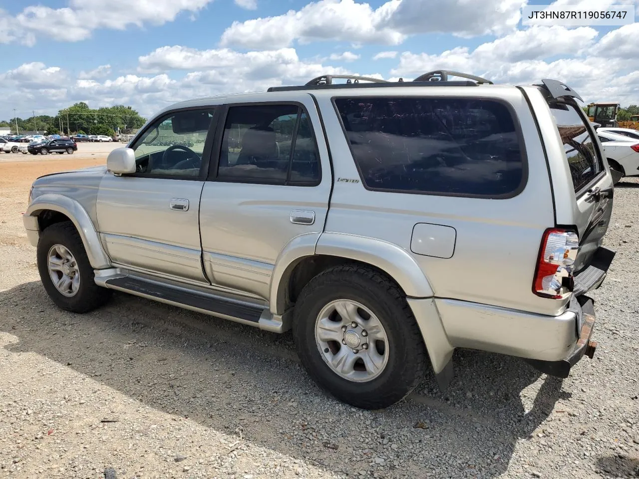 2001 Toyota 4Runner Limited VIN: JT3HN87R119056747 Lot: 67897124