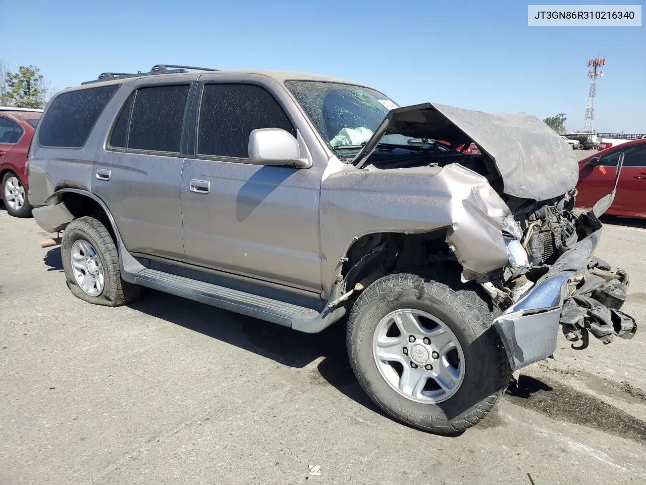 2001 Toyota 4Runner Sr5 VIN: JT3GN86R310216340 Lot: 68133544