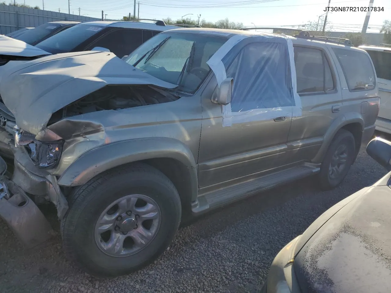 2001 Toyota 4Runner Limited VIN: JT3GN87R210217834 Lot: 68191264