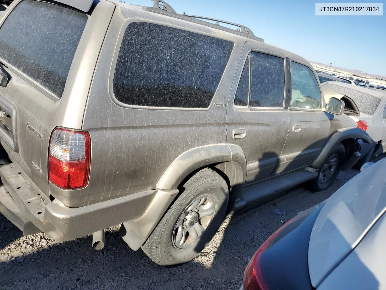 2001 Toyota 4Runner Limited VIN: JT3GN87R210217834 Lot: 68191264