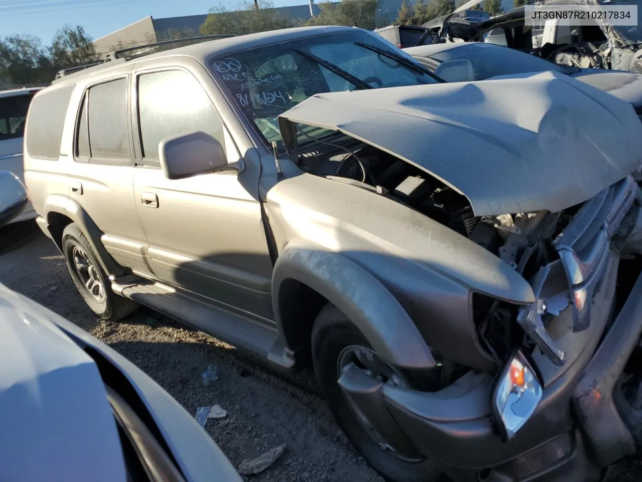 2001 Toyota 4Runner Limited VIN: JT3GN87R210217834 Lot: 68191264