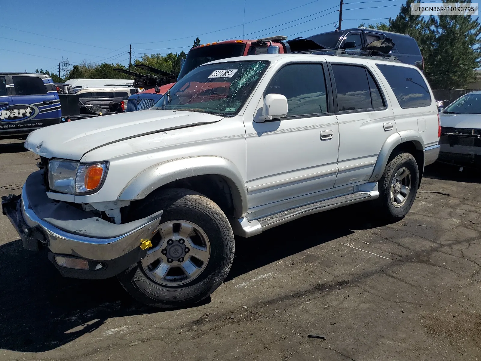 2001 Toyota 4Runner Sr5 VIN: JT3GN86R410193795 Lot: 68517854