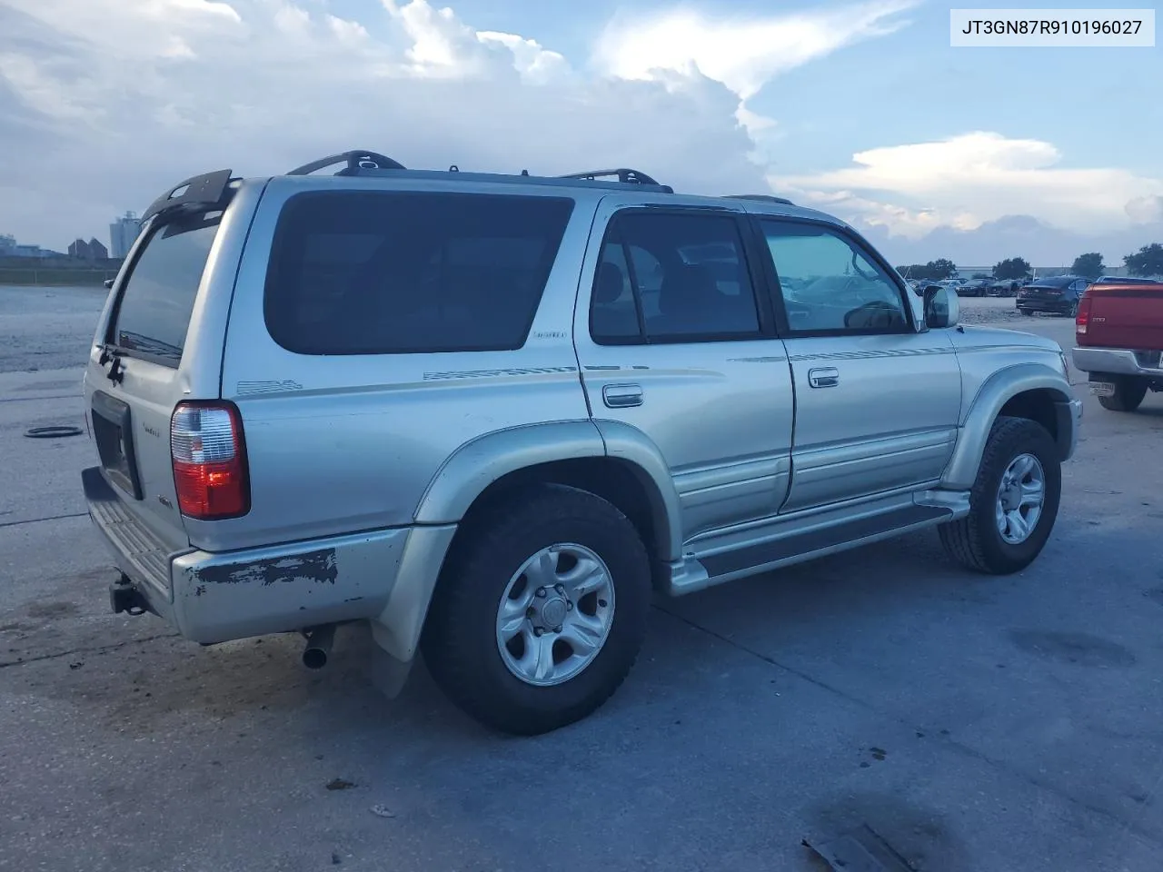 2001 Toyota 4Runner Limited VIN: JT3GN87R910196027 Lot: 68768694