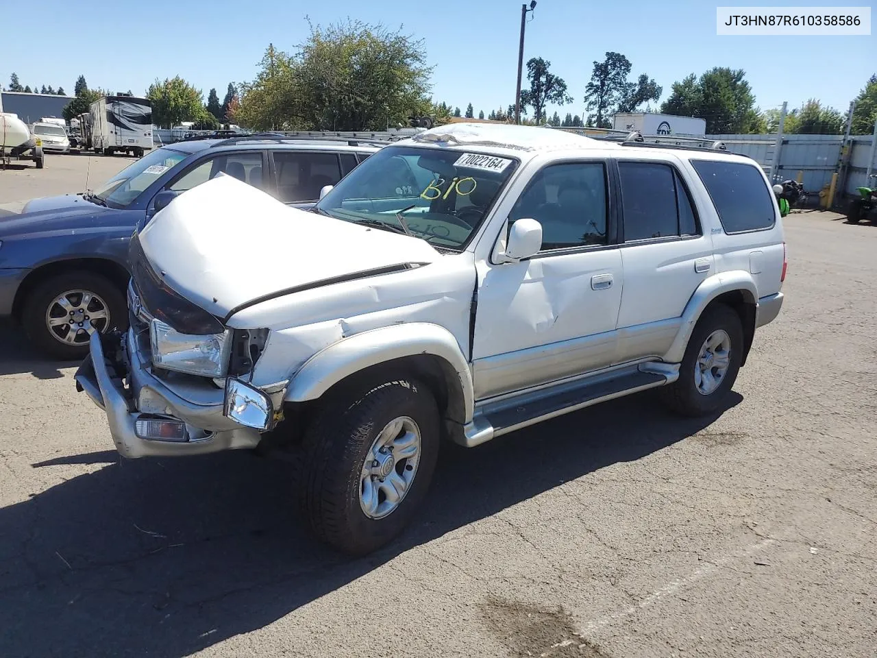 2001 Toyota 4Runner Limited VIN: JT3HN87R610358586 Lot: 70022164