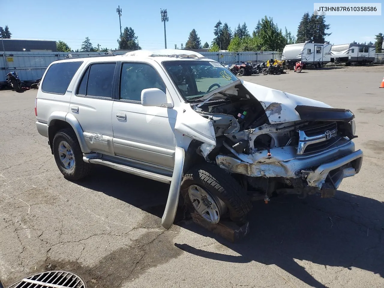 2001 Toyota 4Runner Limited VIN: JT3HN87R610358586 Lot: 70022164