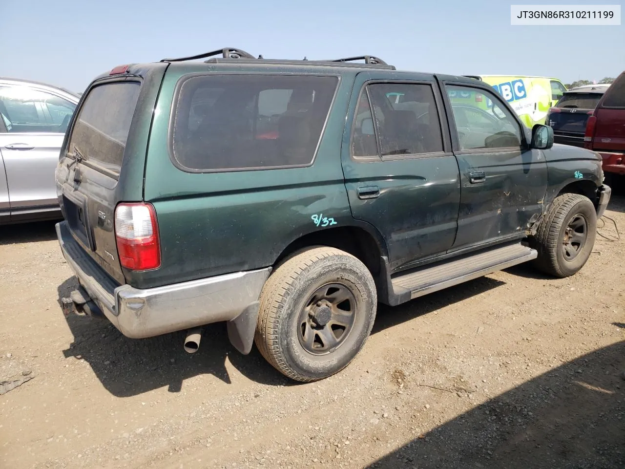 2001 Toyota 4Runner Sr5 VIN: JT3GN86R310211199 Lot: 70330354