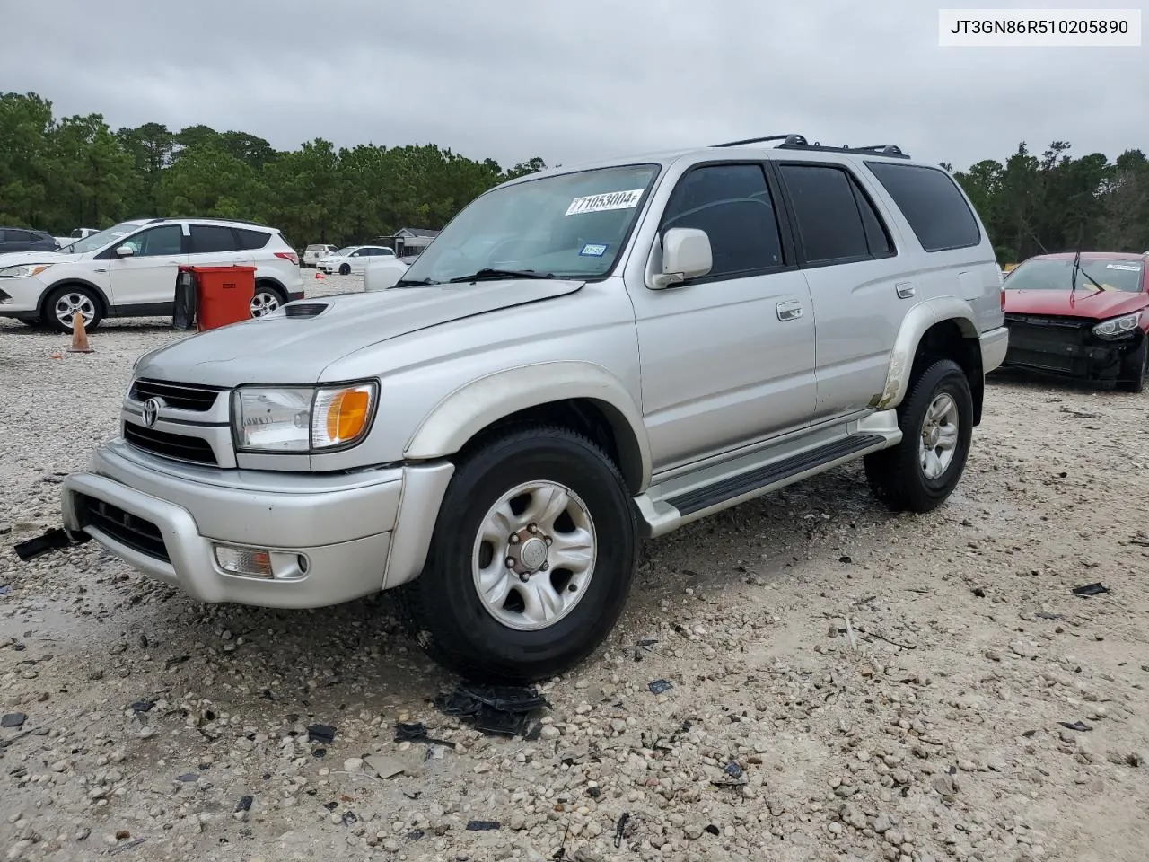 2001 Toyota 4Runner Sr5 VIN: JT3GN86R510205890 Lot: 71053004