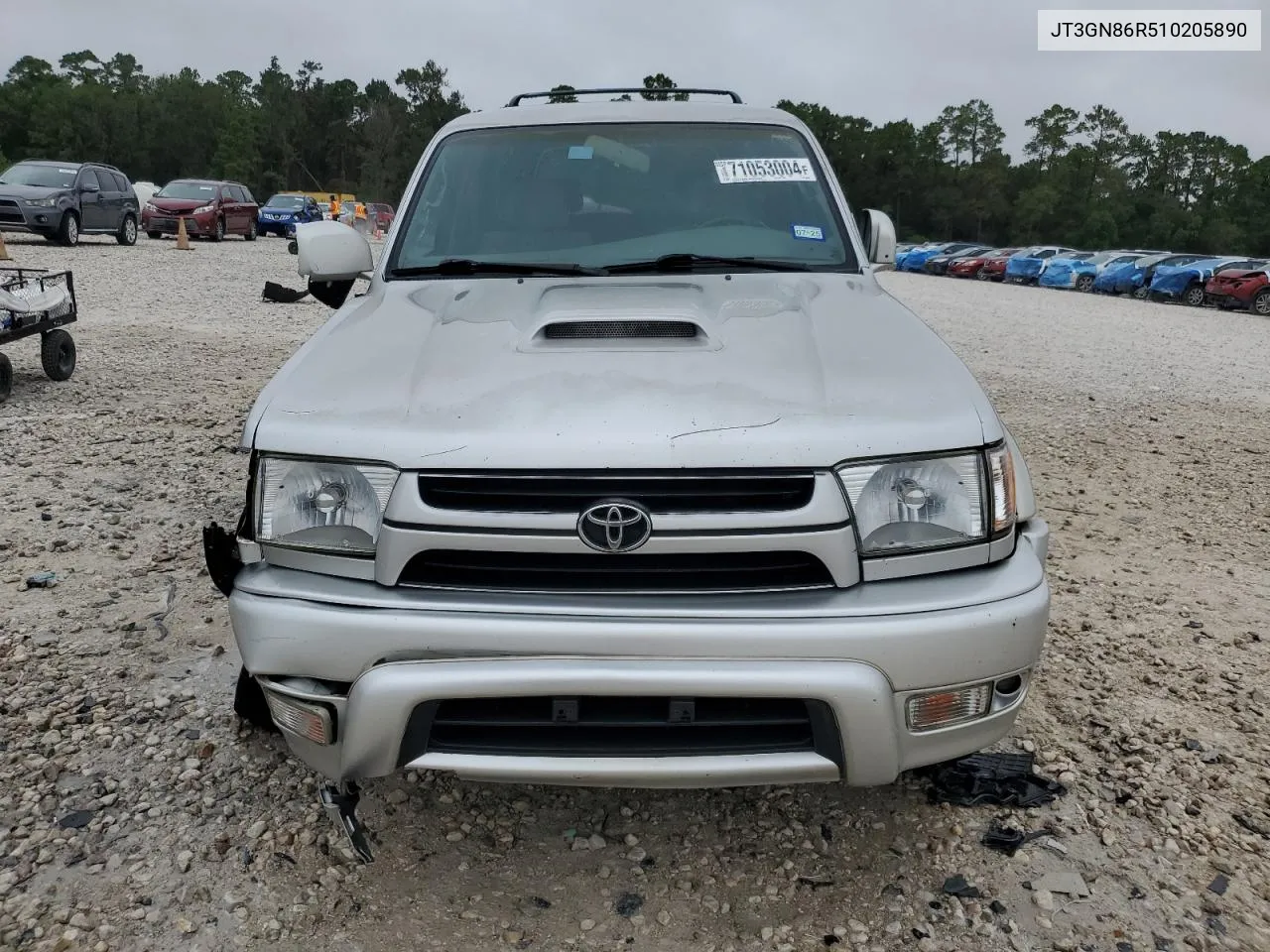 2001 Toyota 4Runner Sr5 VIN: JT3GN86R510205890 Lot: 71053004