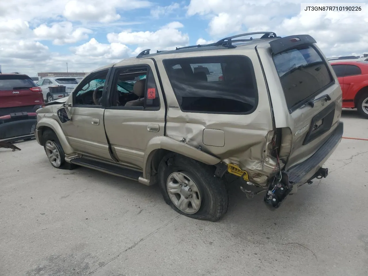 2001 Toyota 4Runner Limited VIN: JT3GN87R710190226 Lot: 71065054