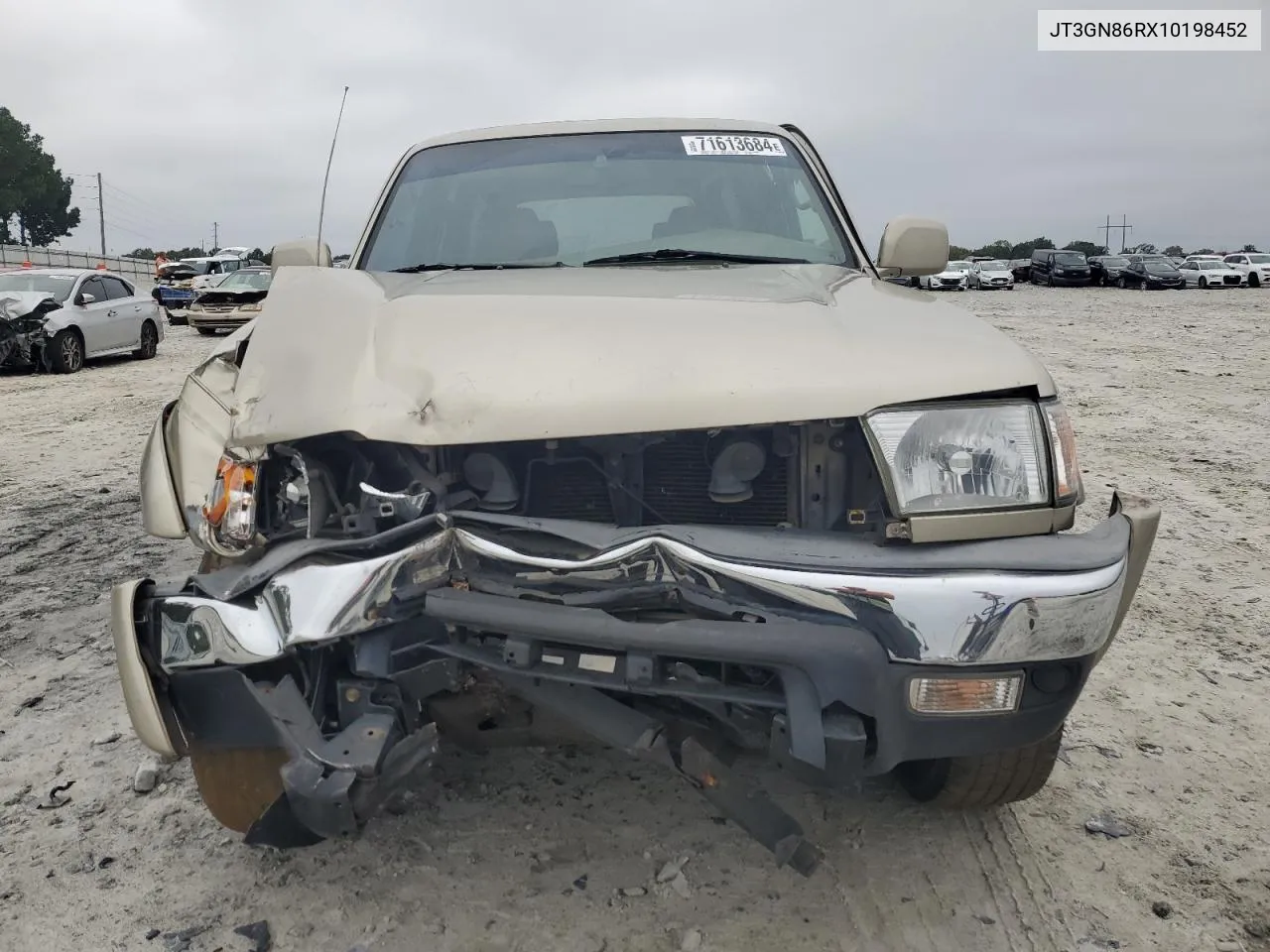 2001 Toyota 4Runner Sr5 VIN: JT3GN86RX10198452 Lot: 71613684