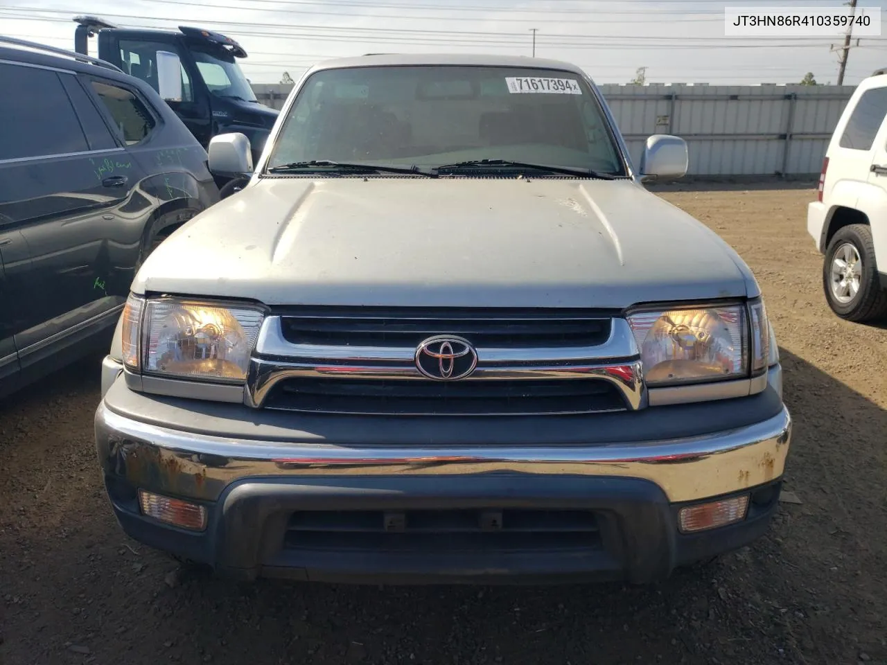 2001 Toyota 4Runner Sr5 VIN: JT3HN86R410359740 Lot: 71617394