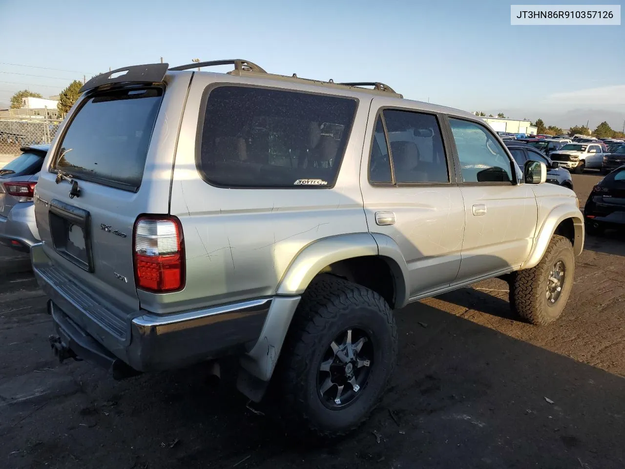 2001 Toyota 4Runner Sr5 VIN: JT3HN86R910357126 Lot: 72257324