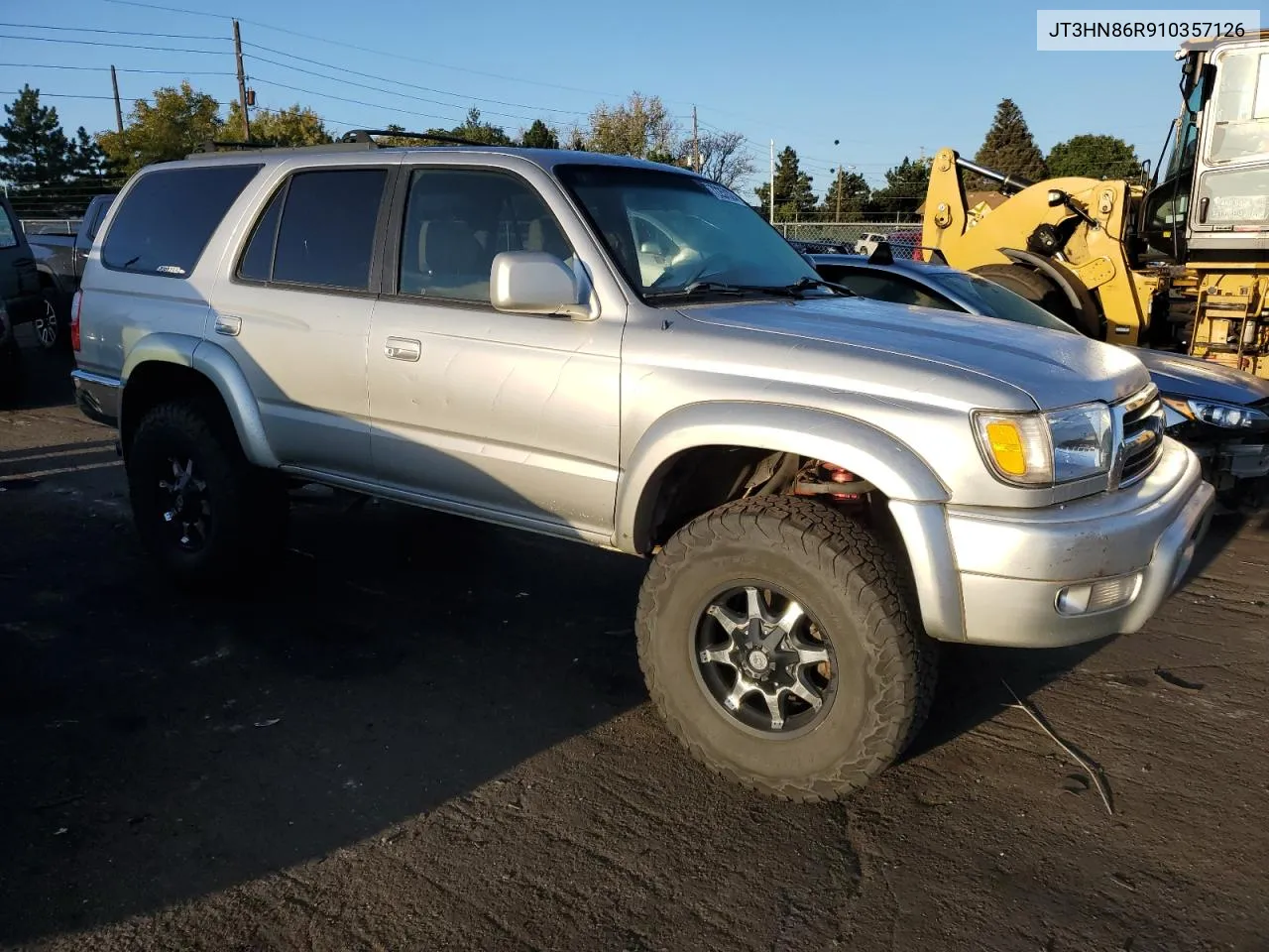 2001 Toyota 4Runner Sr5 VIN: JT3HN86R910357126 Lot: 72257324