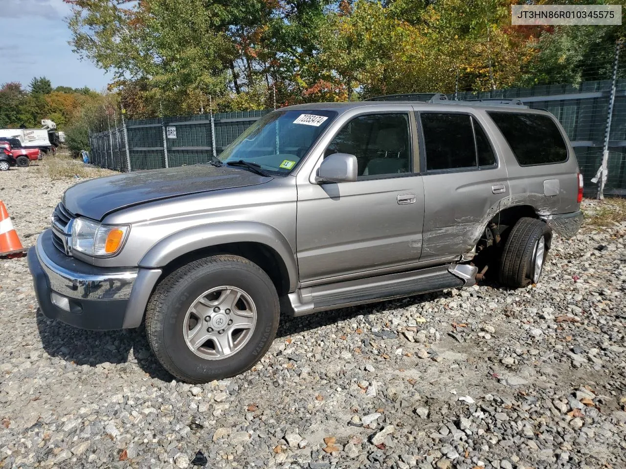 2001 Toyota 4Runner Sr5 VIN: JT3HN86R010345575 Lot: 72353474