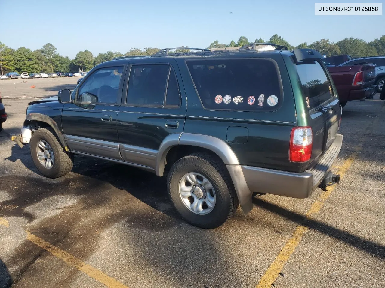 2001 Toyota 4Runner Limited VIN: JT3GN87R310195858 Lot: 72521204