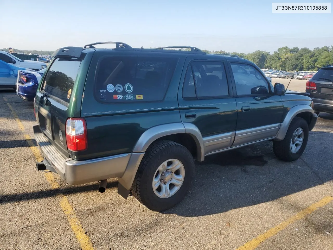 2001 Toyota 4Runner Limited VIN: JT3GN87R310195858 Lot: 72521204