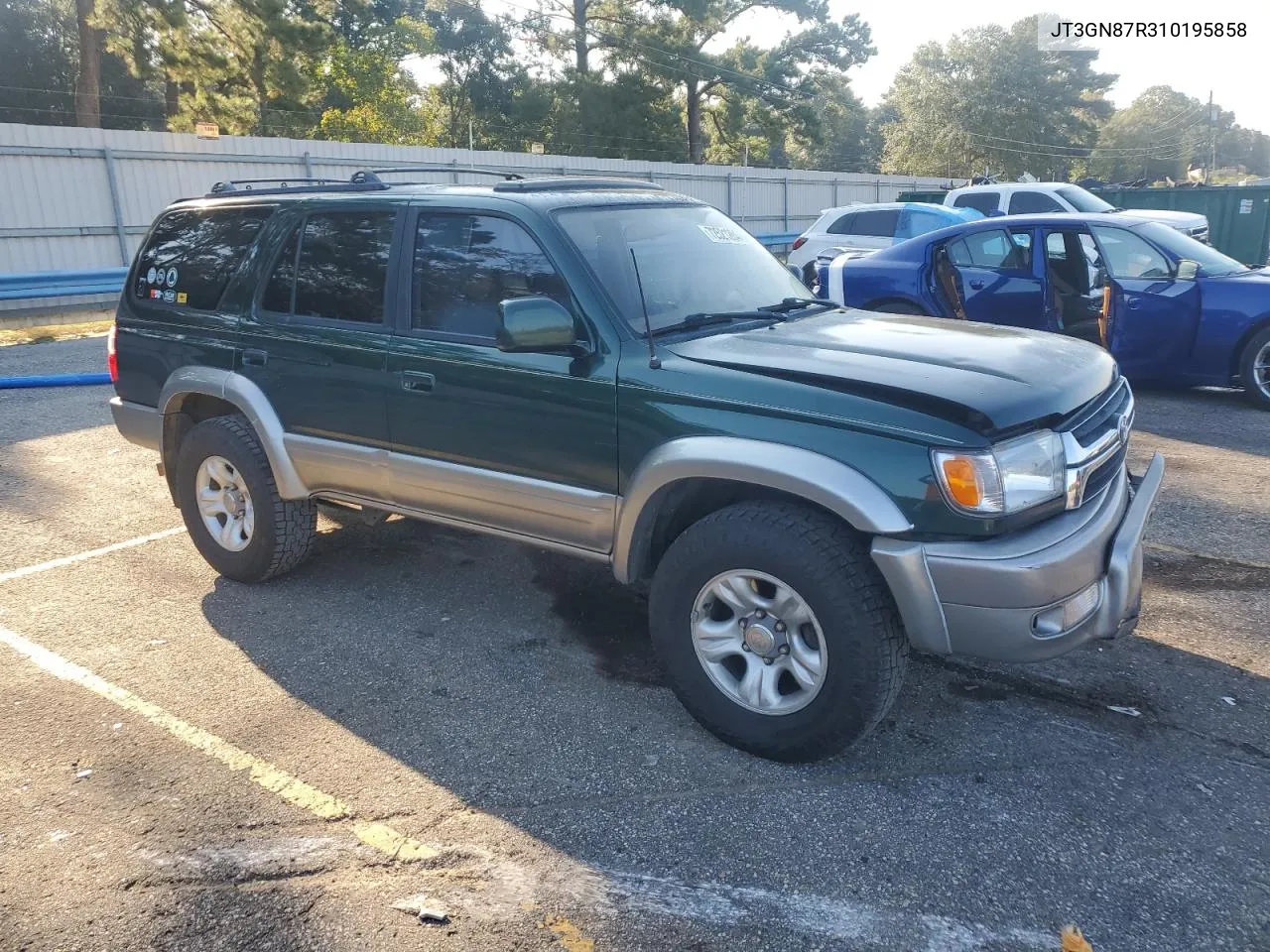 2001 Toyota 4Runner Limited VIN: JT3GN87R310195858 Lot: 72521204