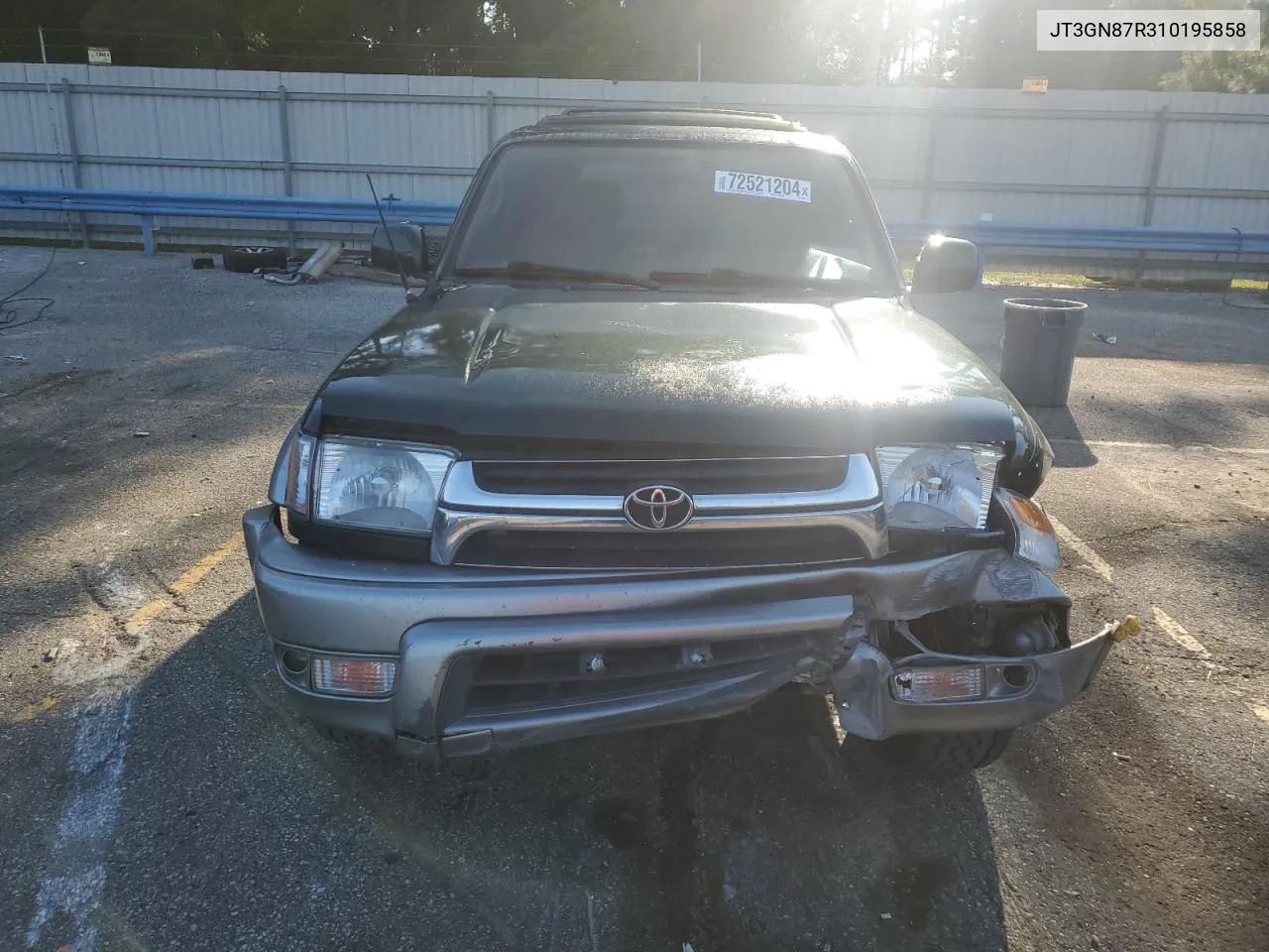 2001 Toyota 4Runner Limited VIN: JT3GN87R310195858 Lot: 72521204