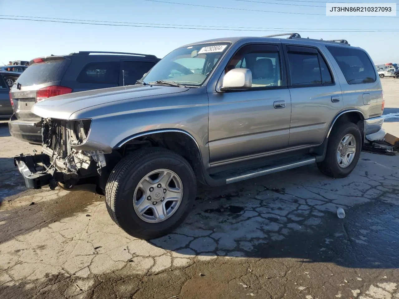 2001 Toyota 4Runner Sr5 VIN: JT3HN86R210327093 Lot: 74292804