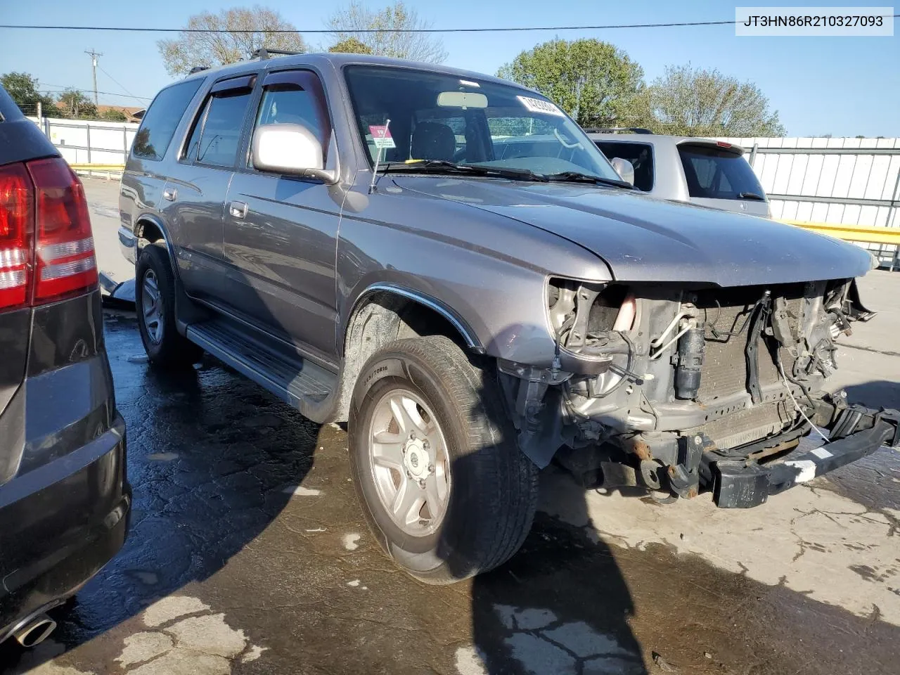 2001 Toyota 4Runner Sr5 VIN: JT3HN86R210327093 Lot: 74292804