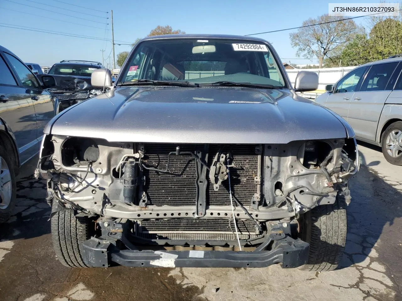 2001 Toyota 4Runner Sr5 VIN: JT3HN86R210327093 Lot: 74292804