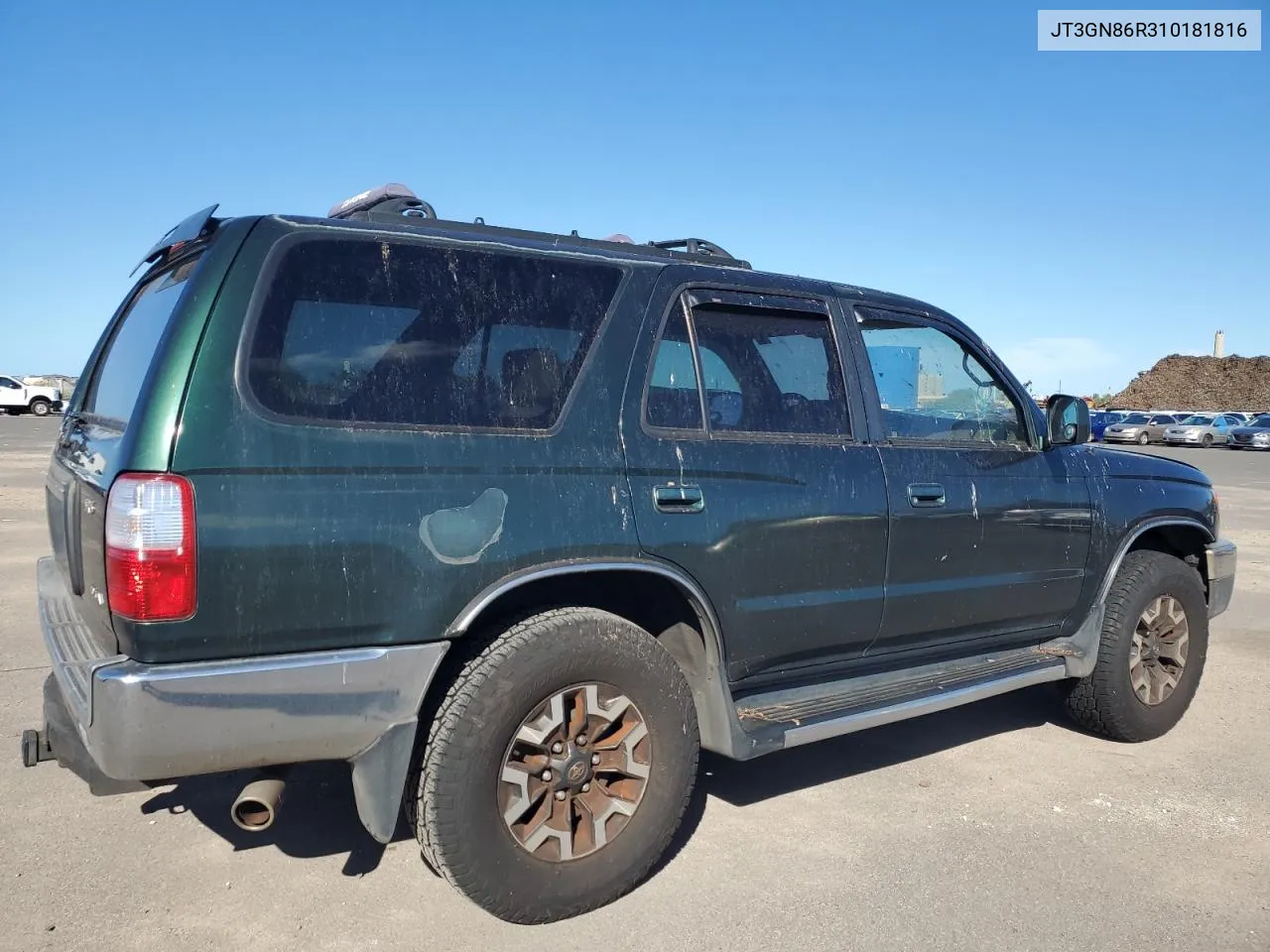 2001 Toyota 4Runner Sr5 VIN: JT3GN86R310181816 Lot: 74630014